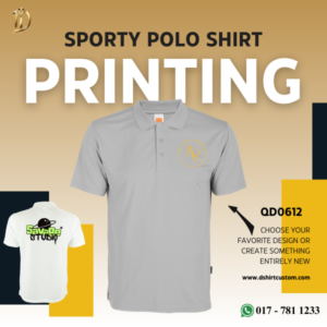 Sporty Polo QD0612 Light Grey
