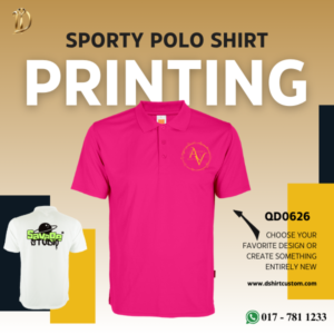 Sporty Polo QD0626 Magenta