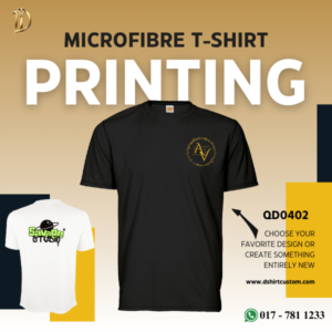 Microfibre T-Shirt QD0402 Black